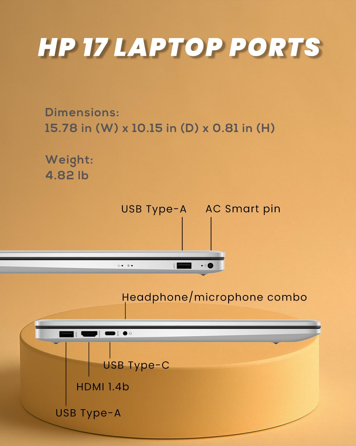 Amazon.co.jp: HP 17.3インチ HD+ ノートパソコン - Intel 8-Core i3