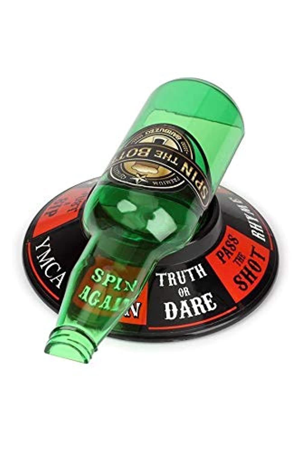 Classic Spin the Bottle plastic Green Drinking Game