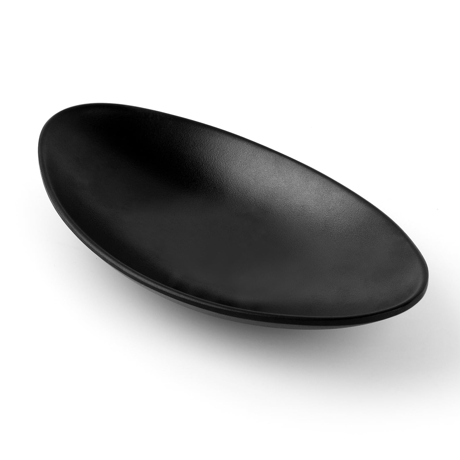 Framendino, A5 Melamine Jewelry Dish Organizer Decorative Trinket Frosted Black Ship