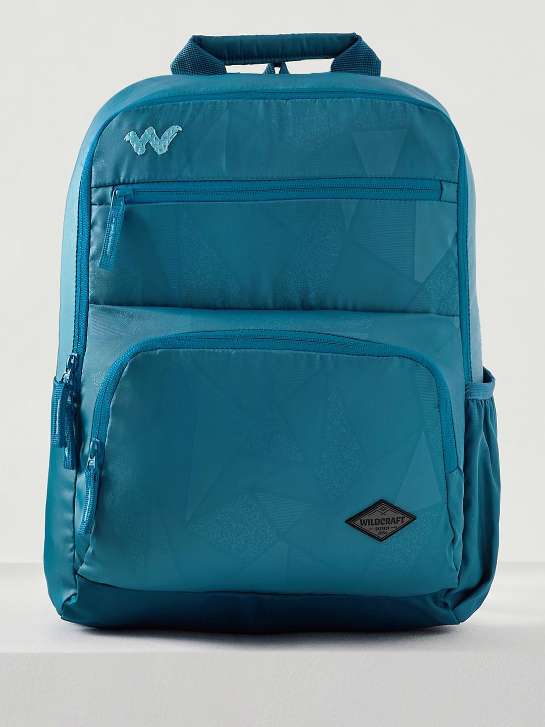 Wildcraft Evo Polyester Laptop Backpack for Travel, Gym, Office | Unisex Backpack with Rain cover | Water Repellent Teardrop Bags for Mens & Womens (Blue,15 L)