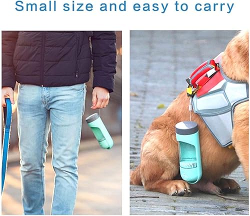 Miniatura 7 de Dispensador portátil plegable para mascotas, perros, gatos, animales de viaje, botella de agua potable. Traiga caminatas, caminatas y cualquier