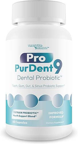 Pro PurDent9 Probiótico Dental  Nuestros mejores probióticos dentales para dientes y encías  Probiótico bucal  Mejora la salud oral  Probióticos