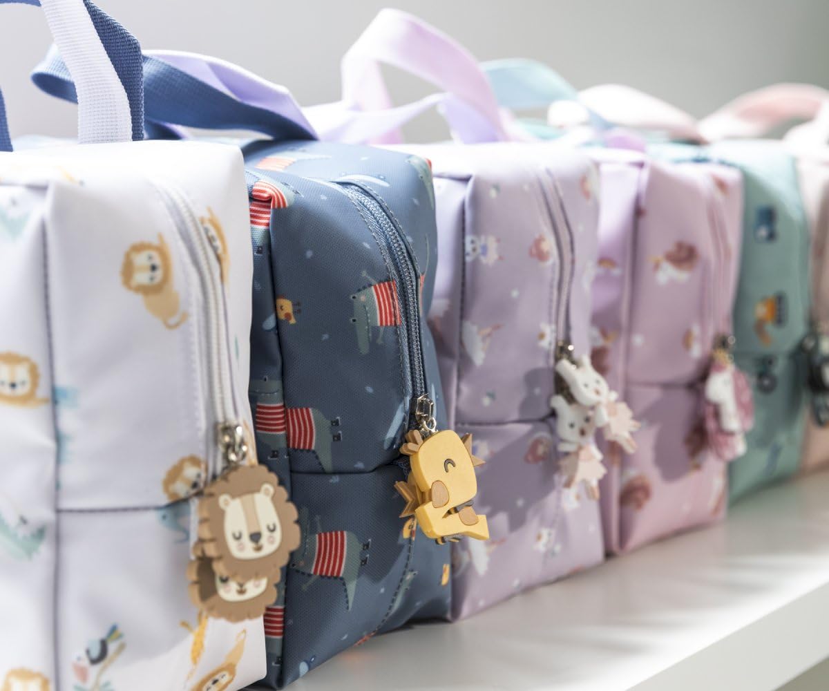 Tutete Borsa Termica Pranzo Bambini | Borsa Pasto Piccola e Facile da Usare | Ideale per Pranzi e Merende | Esterno Impermeabile, Lavabile e Resistente | Animal Friends