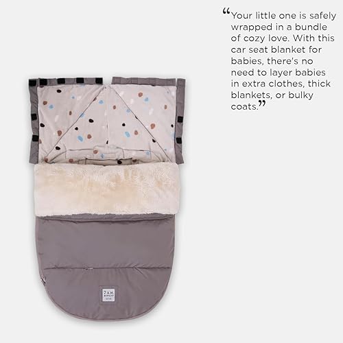 Miniatura 6 de 7AM Enfant - Saco universal para cochecito, repelente al agua, bolsa de invierno para cochecitos y asientos de automóvil, microforro polar suave y