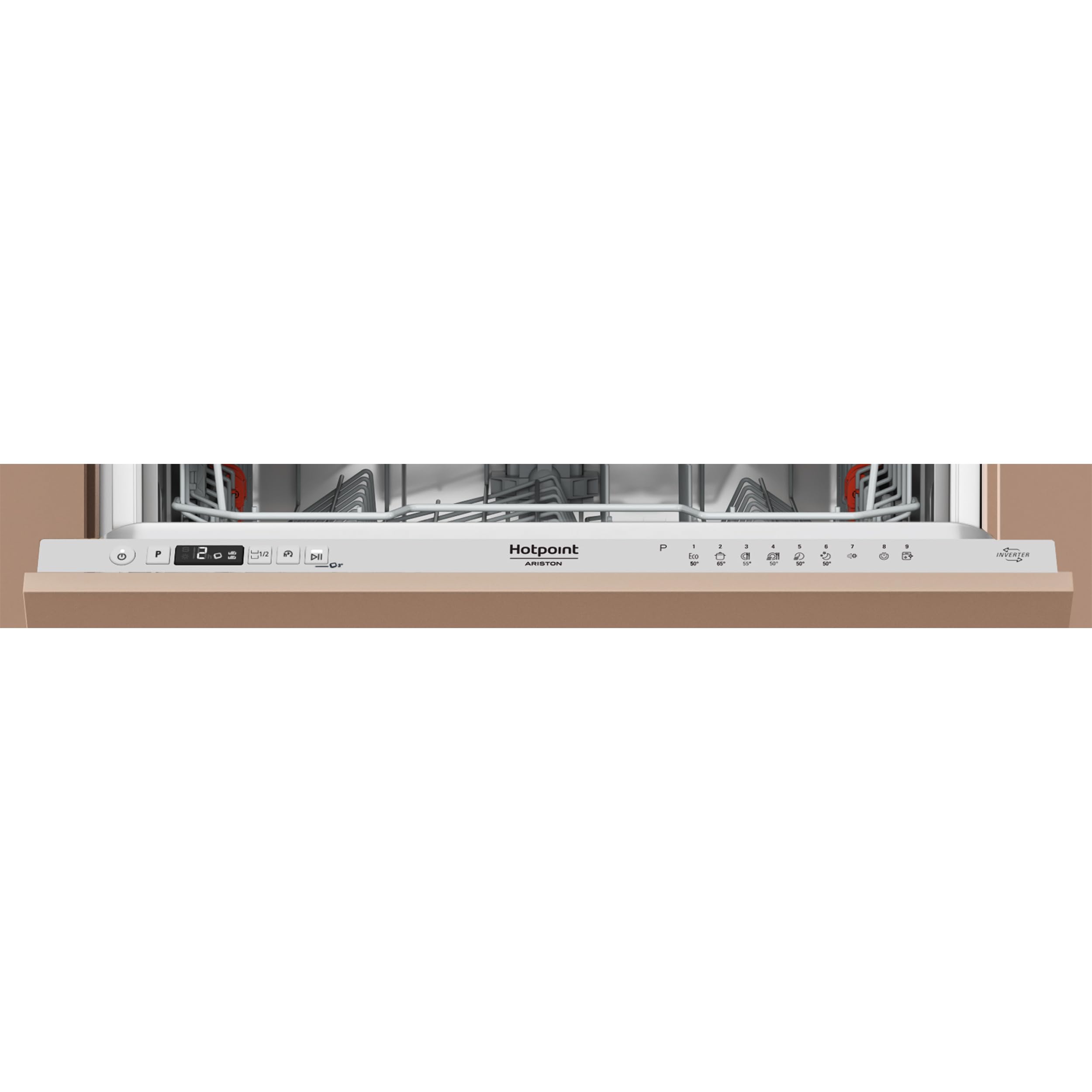 HOTPOINT ARISTON H2I HUD526 AS - Lavastoviglie da Incasso 14 Coperti, 5 Programmi - Cestello Regolabile, Ciclo Rapido e Partenza Ritardata - Elettrodomestici Cucina, Classe E, 59,8Lx82Hx55,5P