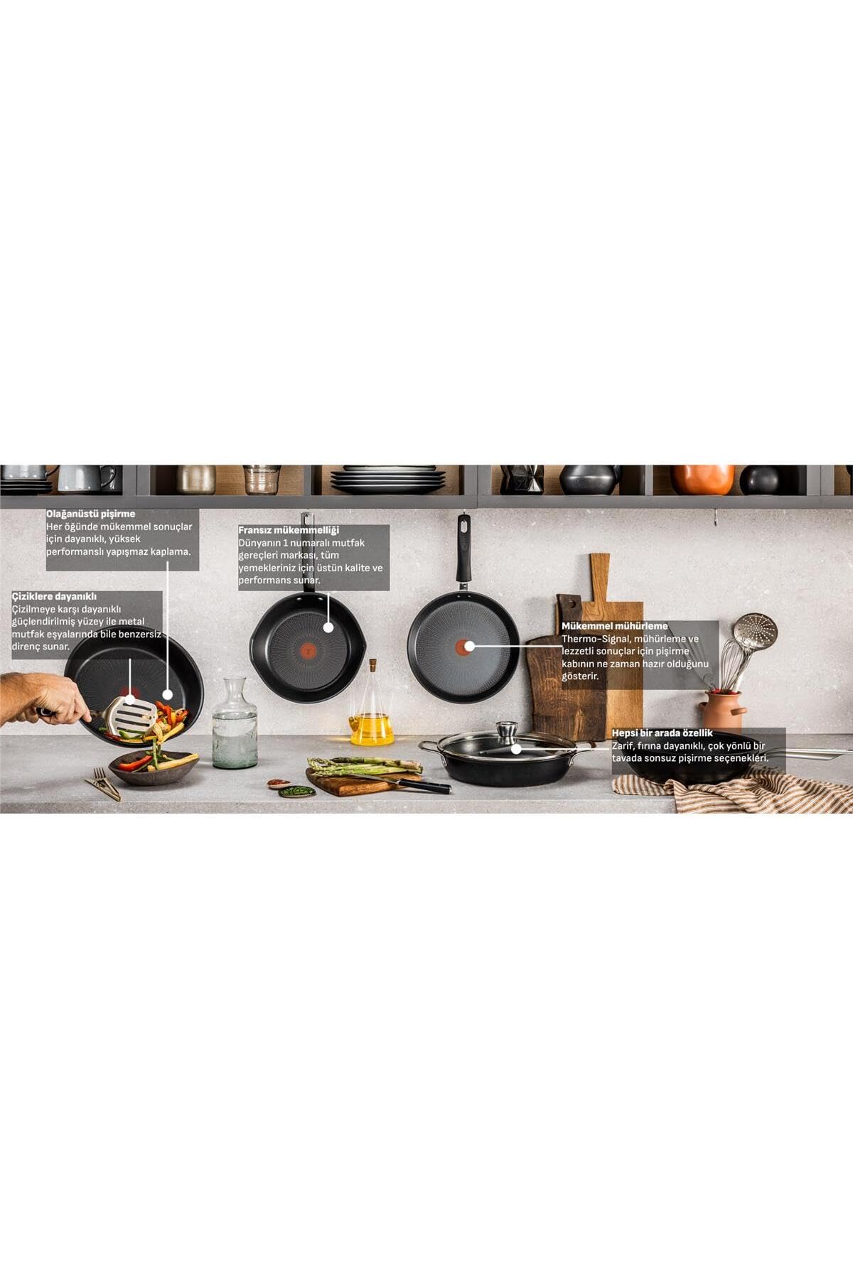 TEFAL Experience Fusion Core 9X Tava - 20 Cm