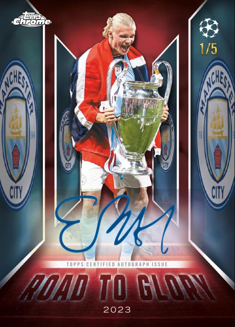 2025/26 Topps Chrom UEFA Club Wettbewerbe Fußball Hobby-Box