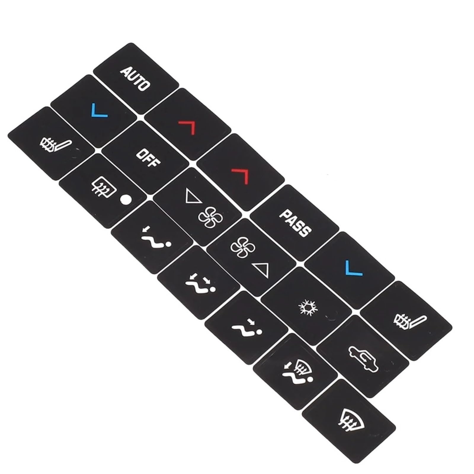 Dash Button Stickers Compatible with Buick for Lacrosse 2005 2006 2007 2008 2009 Car Interior Stickers Climate Control Button Repair Decals Decal