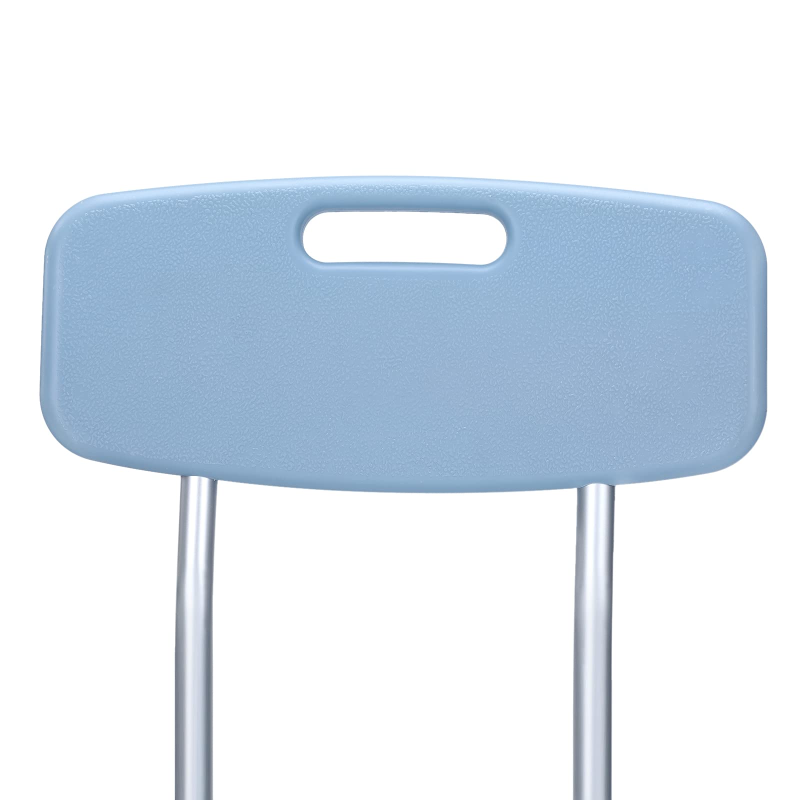 SUBTLETY Taburete de ducha de 85 a 96,5 cm, altura regulable, con respaldo y reposabrazos, asiento de ducha de aluminio y plástico, antideslizante, para adultos, personas mayores, embarazadas, color