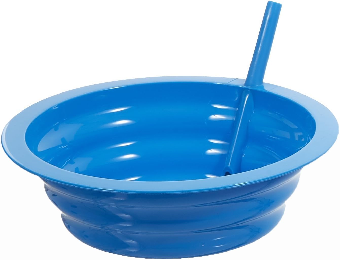 Sip-A-Bowl Cereal Bowl with Built-in Straw - Colors Vary - Qty:1 (Green, Pink, or Blue)