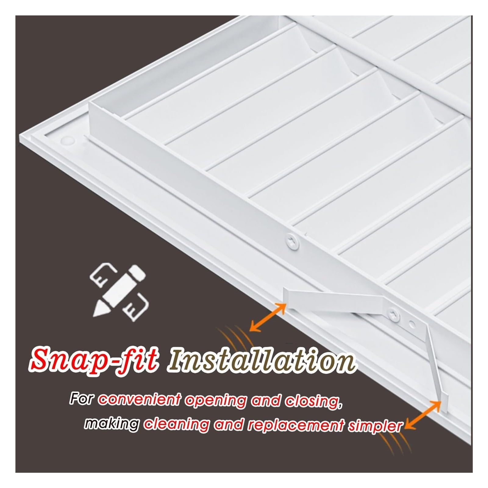 lüftungsgitter Kaltluftrückführungs-Entlüftungsabdeckung, Wanddecke, Dekoratives HVAC-Gitter Aus Weißem Aluminium, 12, 14, 16, 18, 20, 22 Zoll, Feste Lamellen(12x34in/30.5x86.4cm)