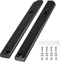 Vista 8 de Kit Extensor Reubicador de Equipaje de Maletero Ajustable de 1"-3" con Placa de Montaje Compatible con Harley Touring Electra Glides Road Glides