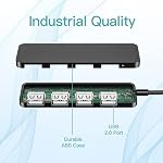 USB Hub,4 Port USB Adapter USB Splitter,Multi USB Port Expander for iMac Pro, MacBook Air, Mac mini/Pro, Surface Pro, Notebook PC, Laptop, USB Flash Drives and Mobile HDD (4 in 1 30cm)