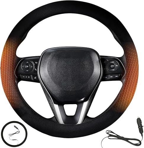 Car Steering Wheel Heated Cover, Vehicle Hand Warming Steeri