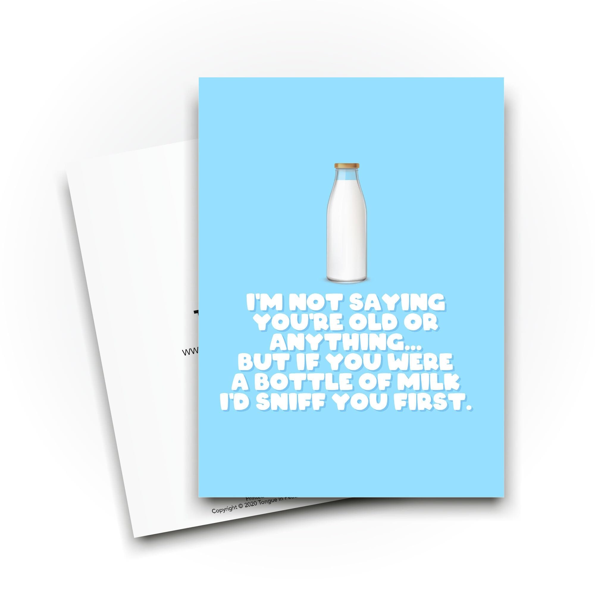 Tongue in Peach Biglietti di compleanno divertenti | Happy Birthday To You & Your Double Chin Card | Celebrate Bestie Girlfriend Cheeky Joke Banter Novità | CBH1058