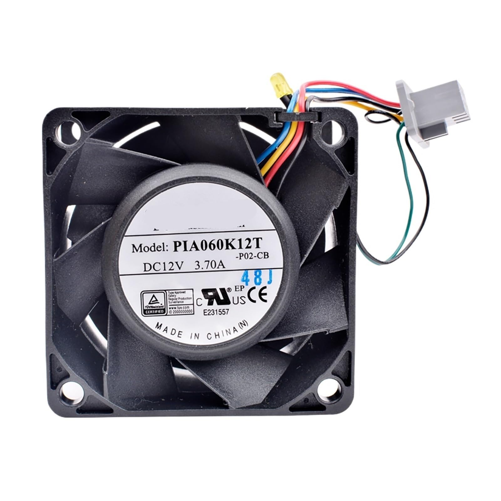 YMUGUEGH PIA060K12T 12V 3.7A 6038 cooling fan