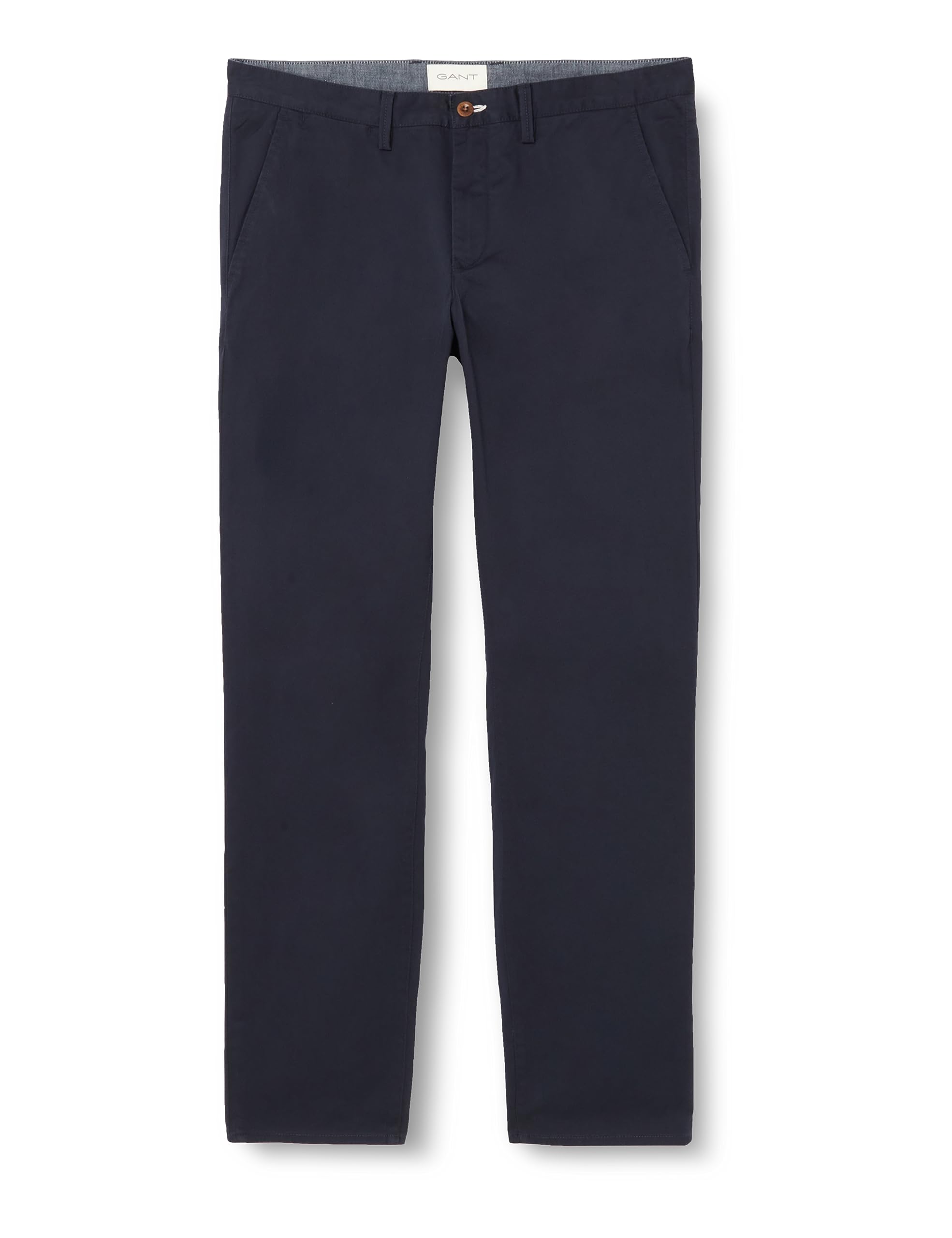 Gant Men's Blue Slim Fit Twill Chinos in Size 32 L, Sports Direct