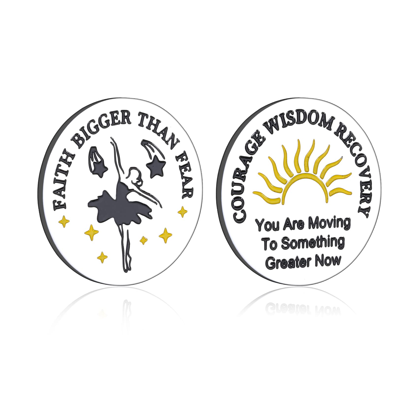 Get Well Soon Gifts for Women Sober Gifts Token Recovery Gifts for Women Addiction Alcoholics Cancer Surgery Suicide Motivational Gifts for Friends Christmas Valentines Day Gifts for Her Double-Sided