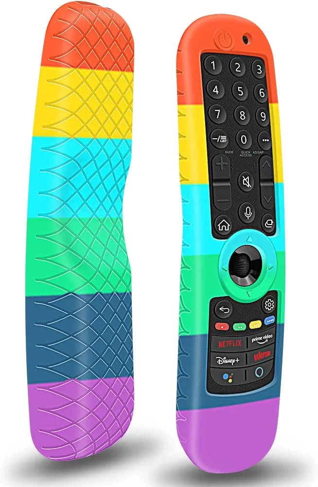 Caldipree Silicone Protective Case Cover Compatible with LG AN-MR21GA MR22GA MR23GA Magic Remote Shockproof for LG Smart TV Remote 2021 2022 2023 Protective Skin Waterproof Anti-Lost (Multi) (B09LSGDCW5) Amazon Price History, Amazon Price Tracker