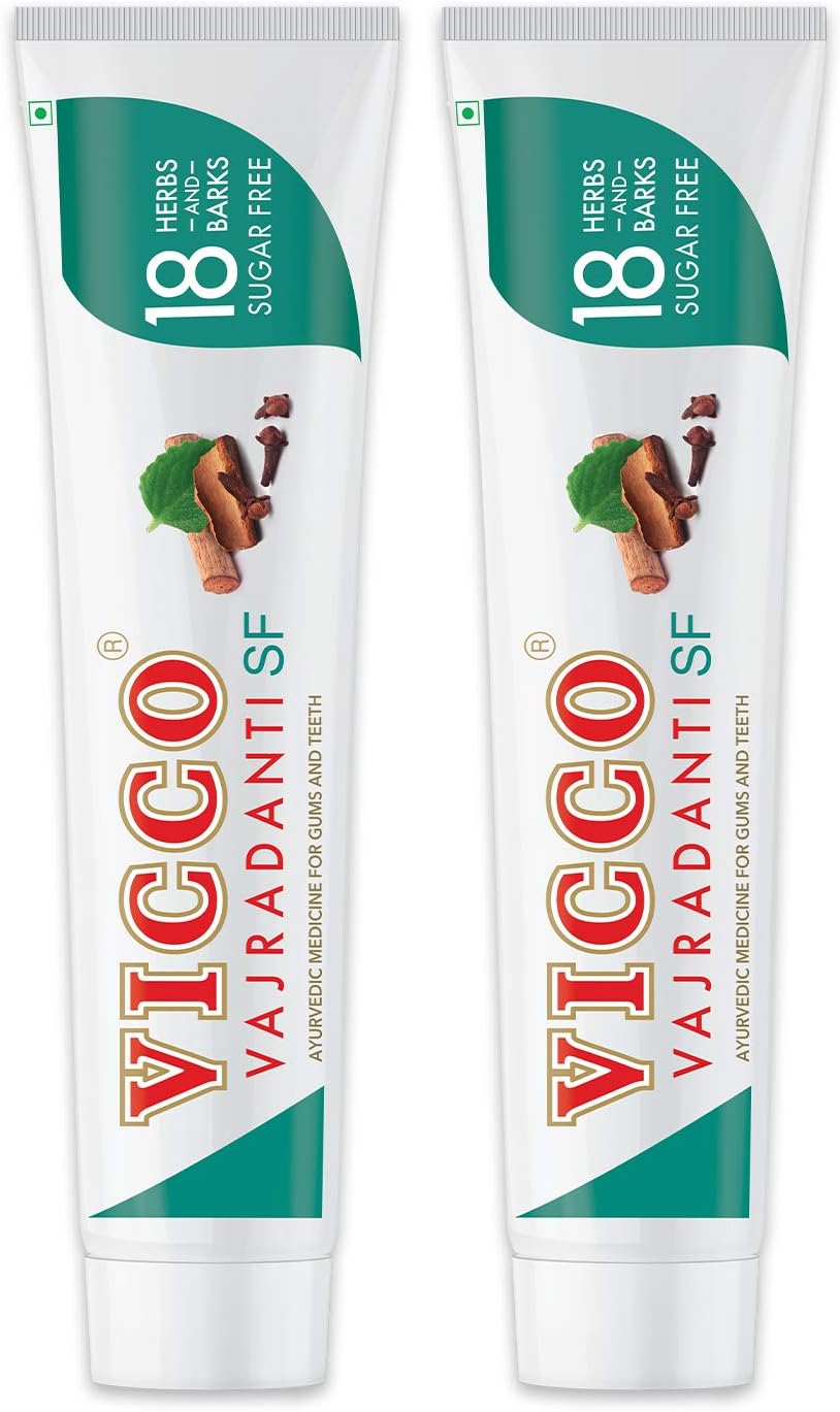 ViccoVajradanti SF(Sugar Free) Paste-160g-Pack of 2