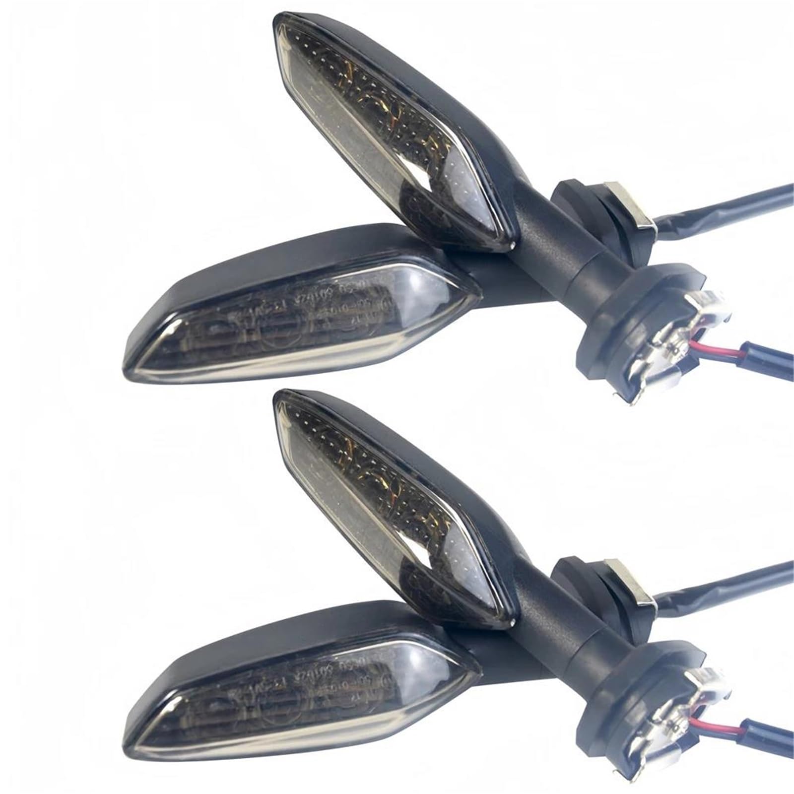 Genérico Luces de giro Intermitente Para Motocicleta Para KAWASAKI Z650 Z750 Z750R Z800 Z900 Z900RS Z1000 Z1000R Luz De Freno Indicadores(Fumar,4 piezas)