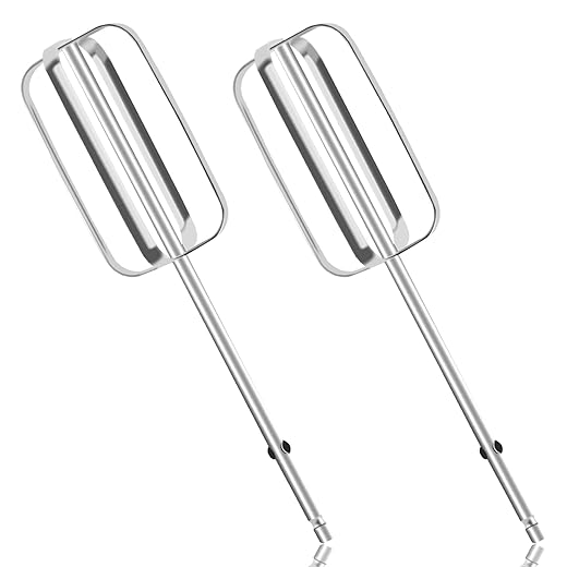 2 PCS Hand Mixer Attachments, Hand Mixer Attachments for Kitchenaid Stainless Steel Parts, Compatible with Hamilton Beach 62682rz 62692 62695v 64699 Mixer Parts