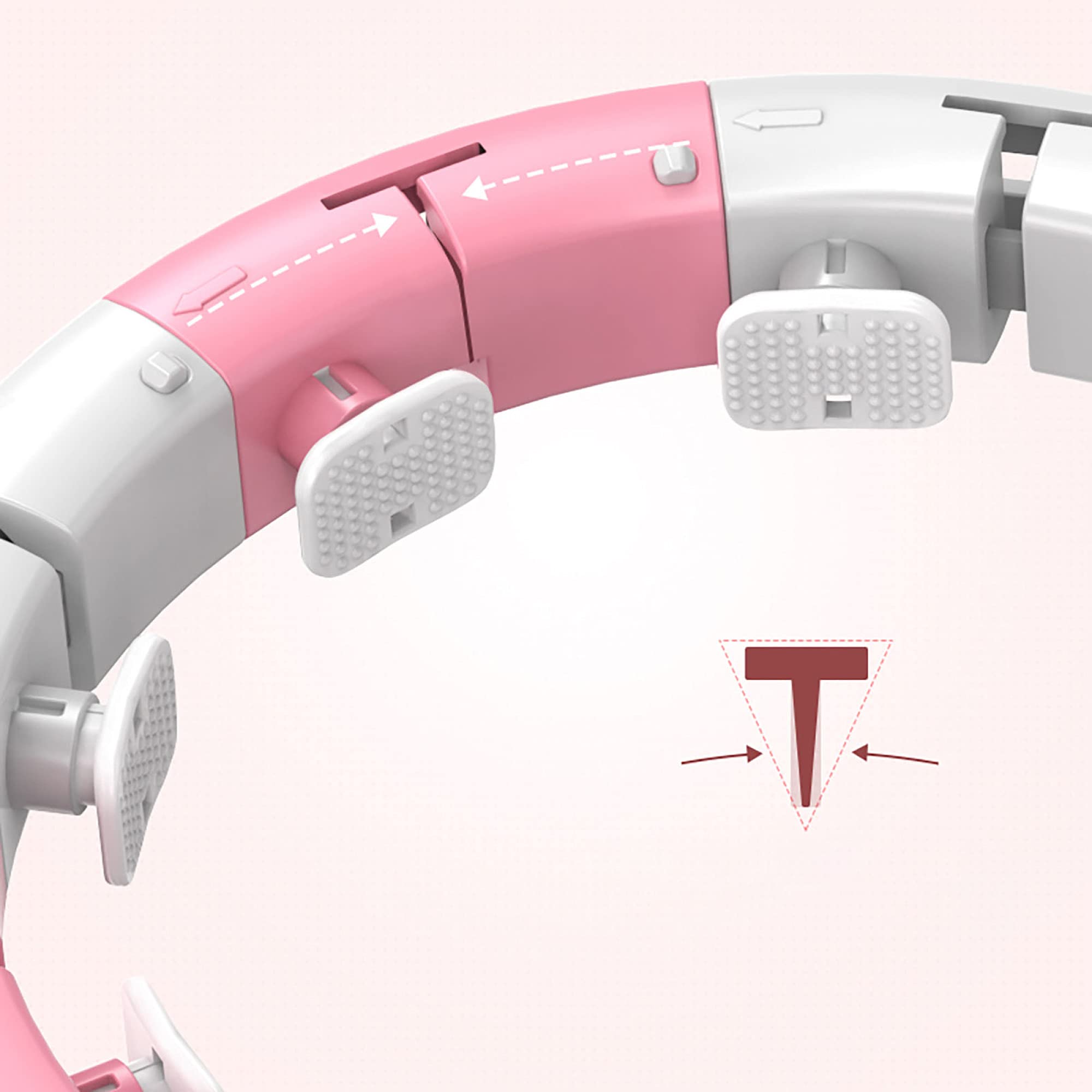 Hula Hoop Smart Gmili Con Contacalorie - Regolabile In 16 Sezioni, Massaggio 360°, Per Dimagrimento - Foto 8