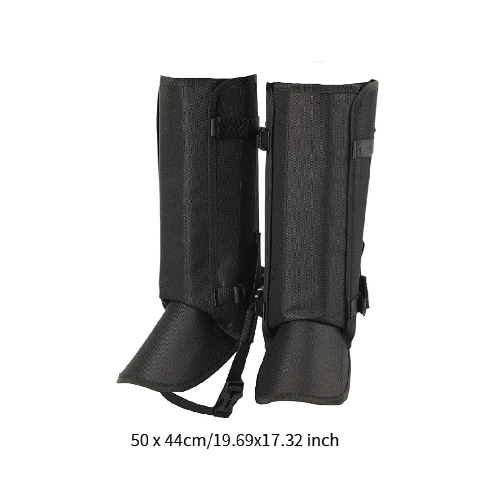 Leg Protectores de Piernas Impermeables Transpirables con Diseño Ajustable Y Tejido Oxford Adecuados para Caminatas Largas Escalada Pesca Trab