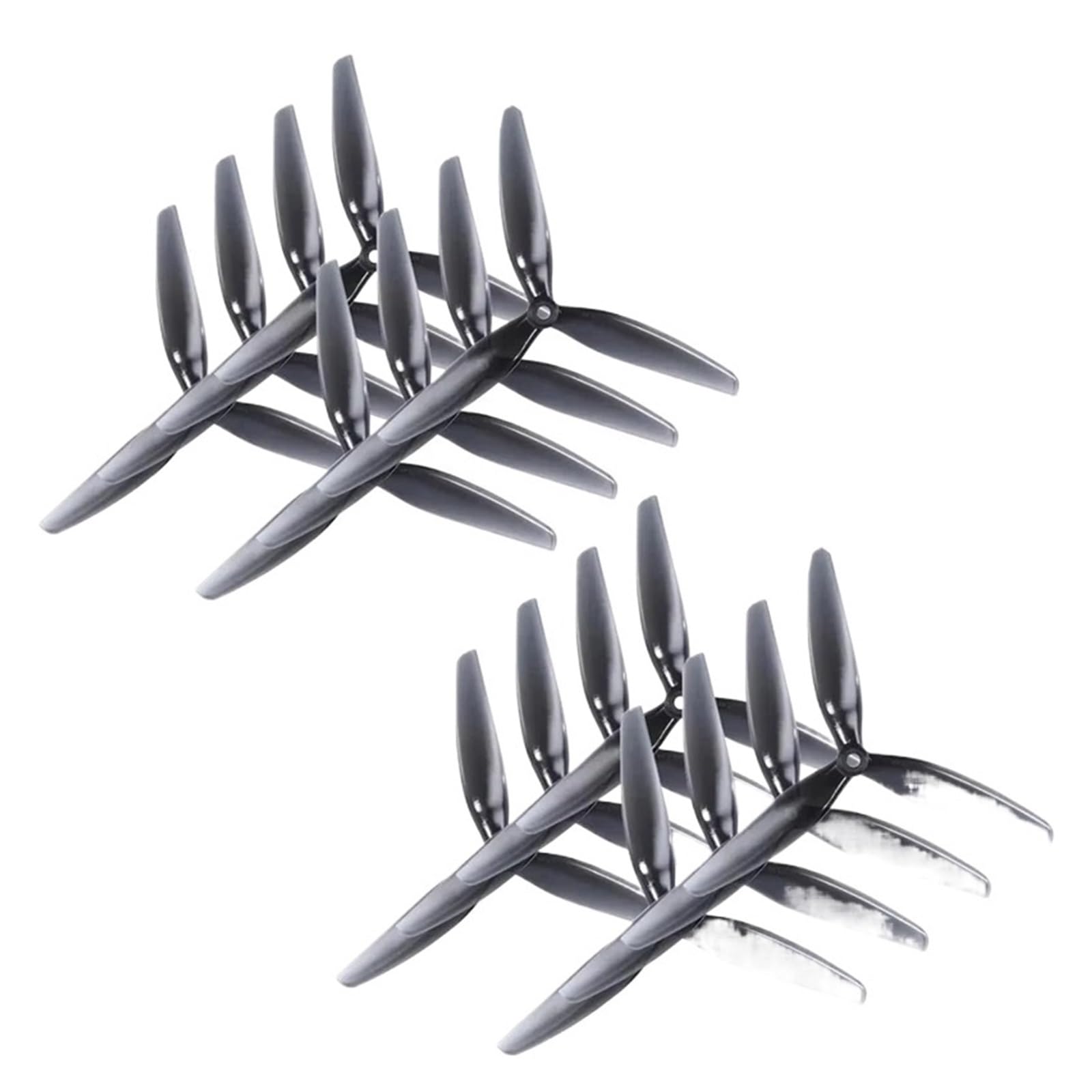 Hélice RC PC 7040 à 3 pales, rotors de remplacement en polycarbonate