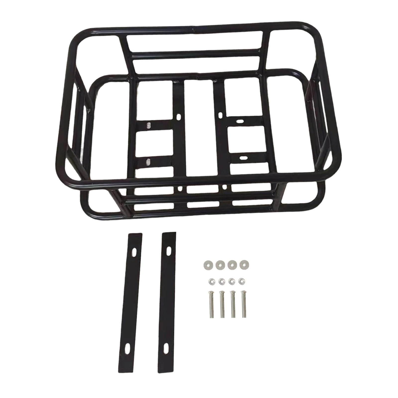 LUYSGBXR Bike Basket Metal Front Frame Bike Basket Rear Bike Basket Handlebar Bags Waterproof(45cmx32cmx15cm)