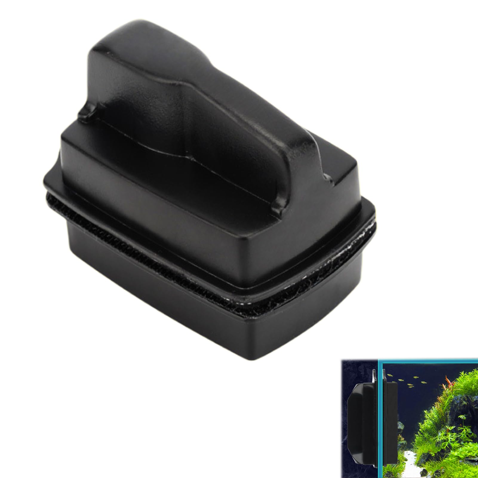 Aimant d'aquarium, nettoyant pour vitres, brosse magnétique, accessoire d'aquarium pour 0,5 cm d'épaisseur