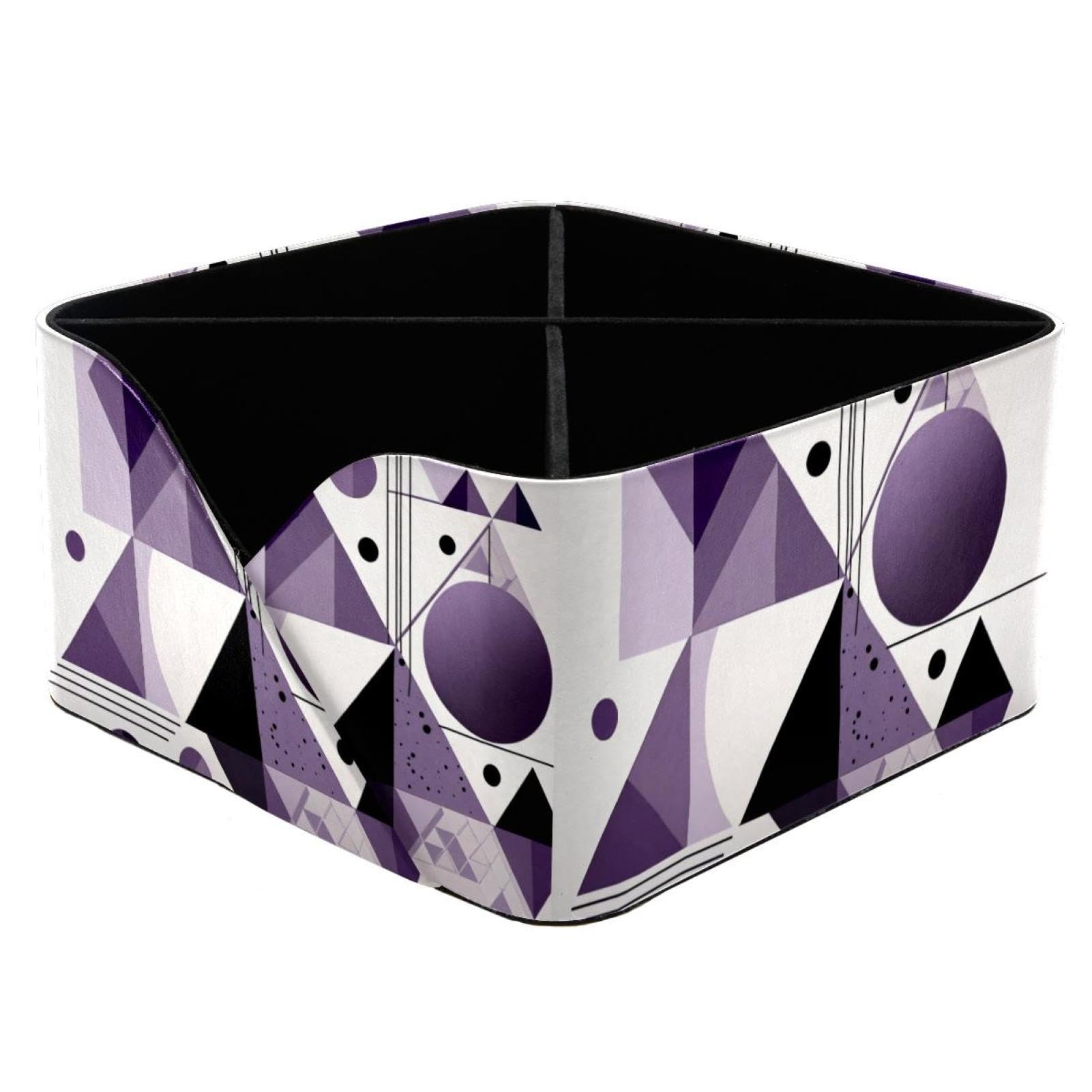 Boîte de rangement rectangulaire à compartiments pour cosmétiques et bureau