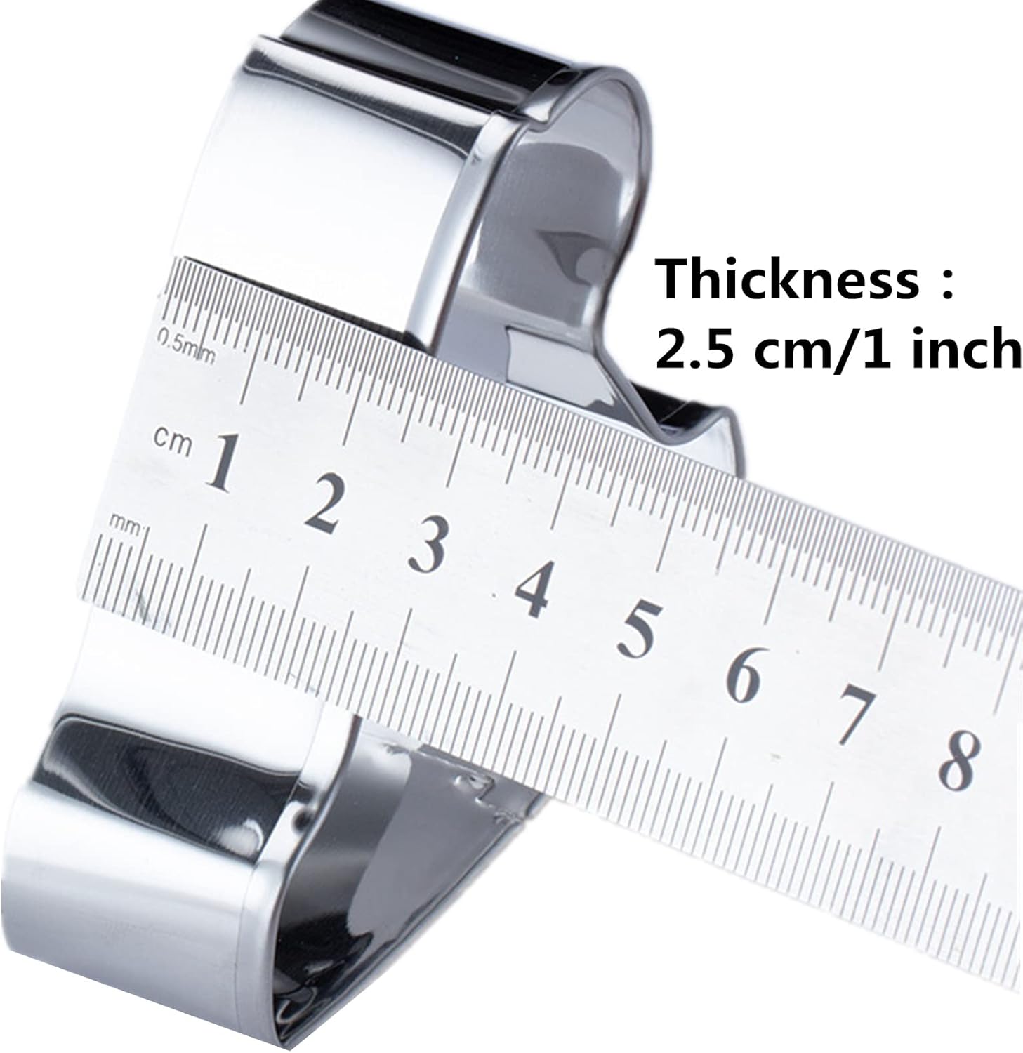 Large Size Crown Shaped Cookie Cutter, Stainless Steel Queen/King/Prince/Princess Crown Cookie Cutter (Model 5) - Image 3