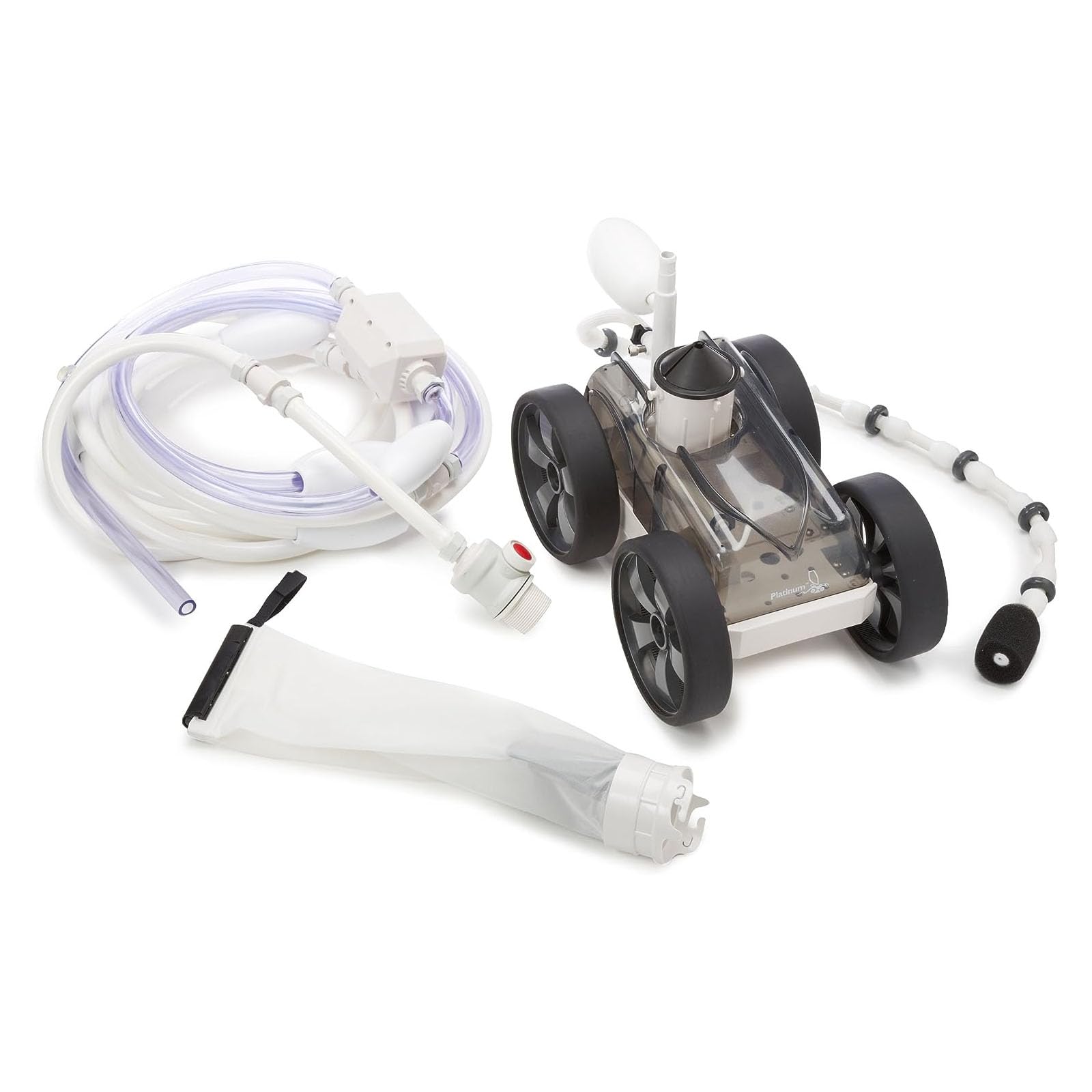 Pentair LL505PM Kreepy Krauly Platinum Pressure-Side Inground Automatic Pool Cleaner, White/Gray
