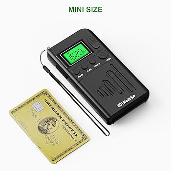 Radio Portable FM/AM/SW - Mini Avec Casque Et Veille - Parfaite Randonnée Camping