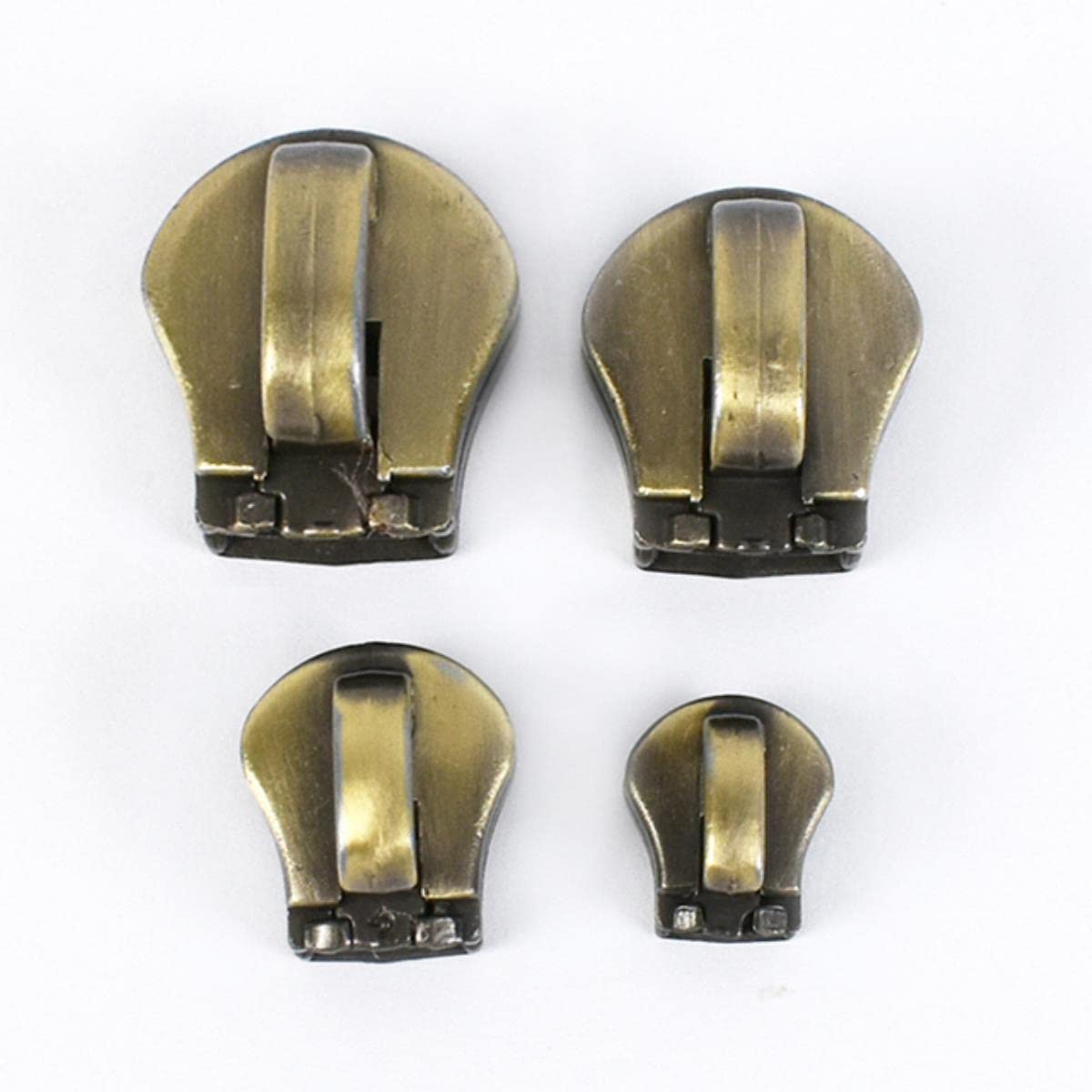 10 piezas 3# 5# 8# 10# deslizador de cremallera para bolsa de cinta con cremallera de Metal cremalleras de ropa Kit de reparación de tiro de cabeza accesorio de bloqueo de cremalleras de equipaje-