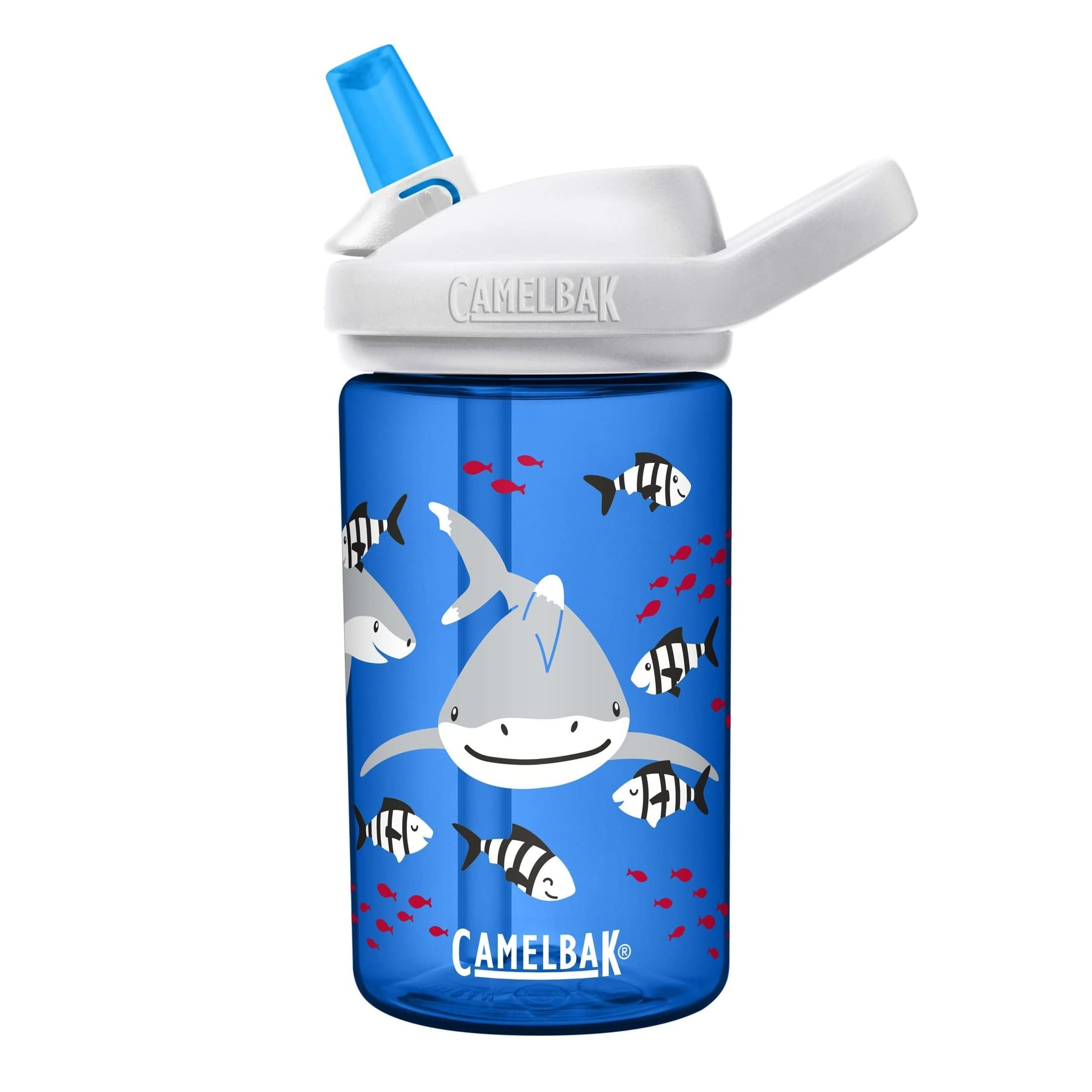 CamelBak eddy 14oz Kids Water Bottle with Tritan Renew Straw Top Leak-Proof When Closed