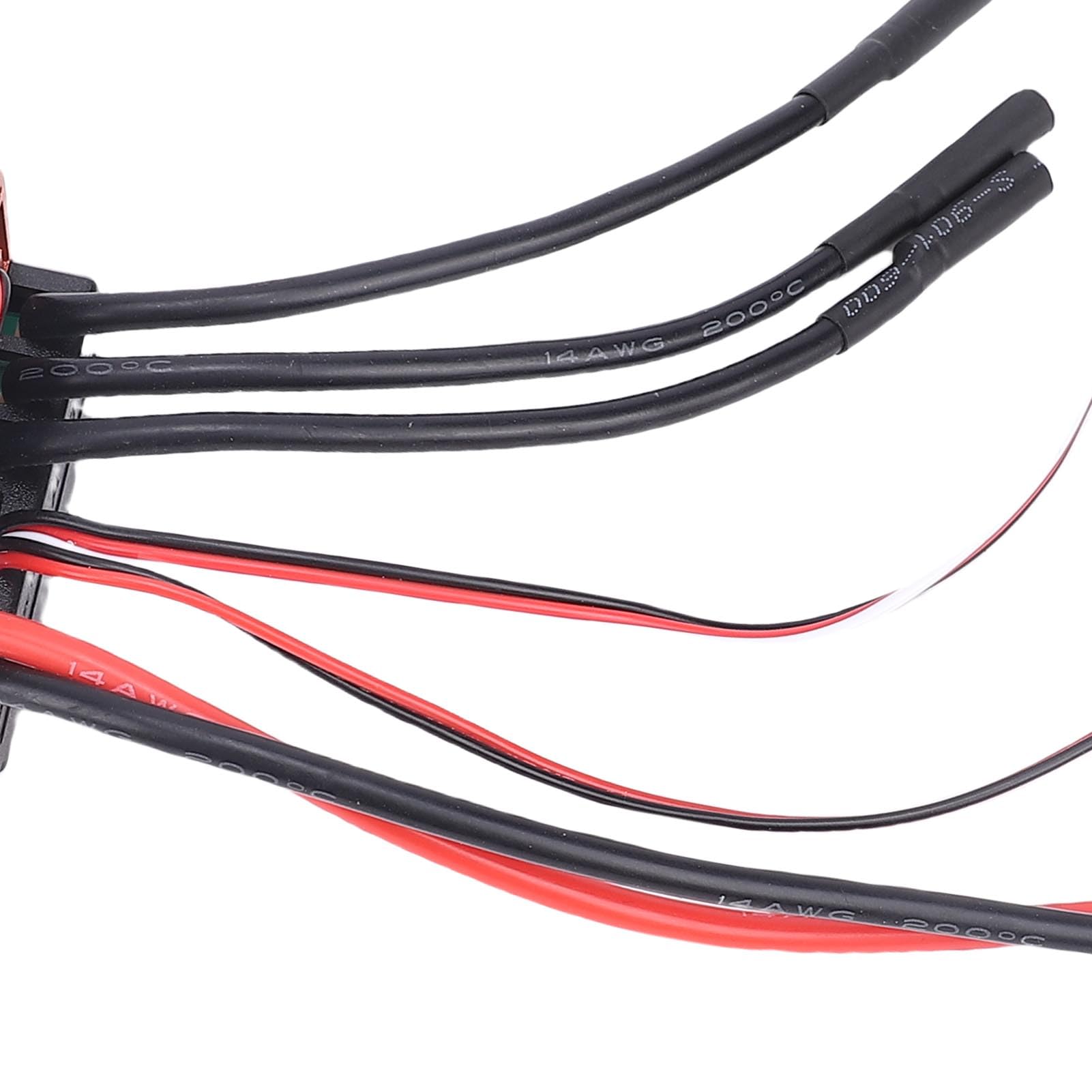 Controlador de Velocidad Eléctrico de Alto Rendimiento ESC 60A sin Escobillas para Vehículos Todoterreno RC 1/10 1/12 Naranja