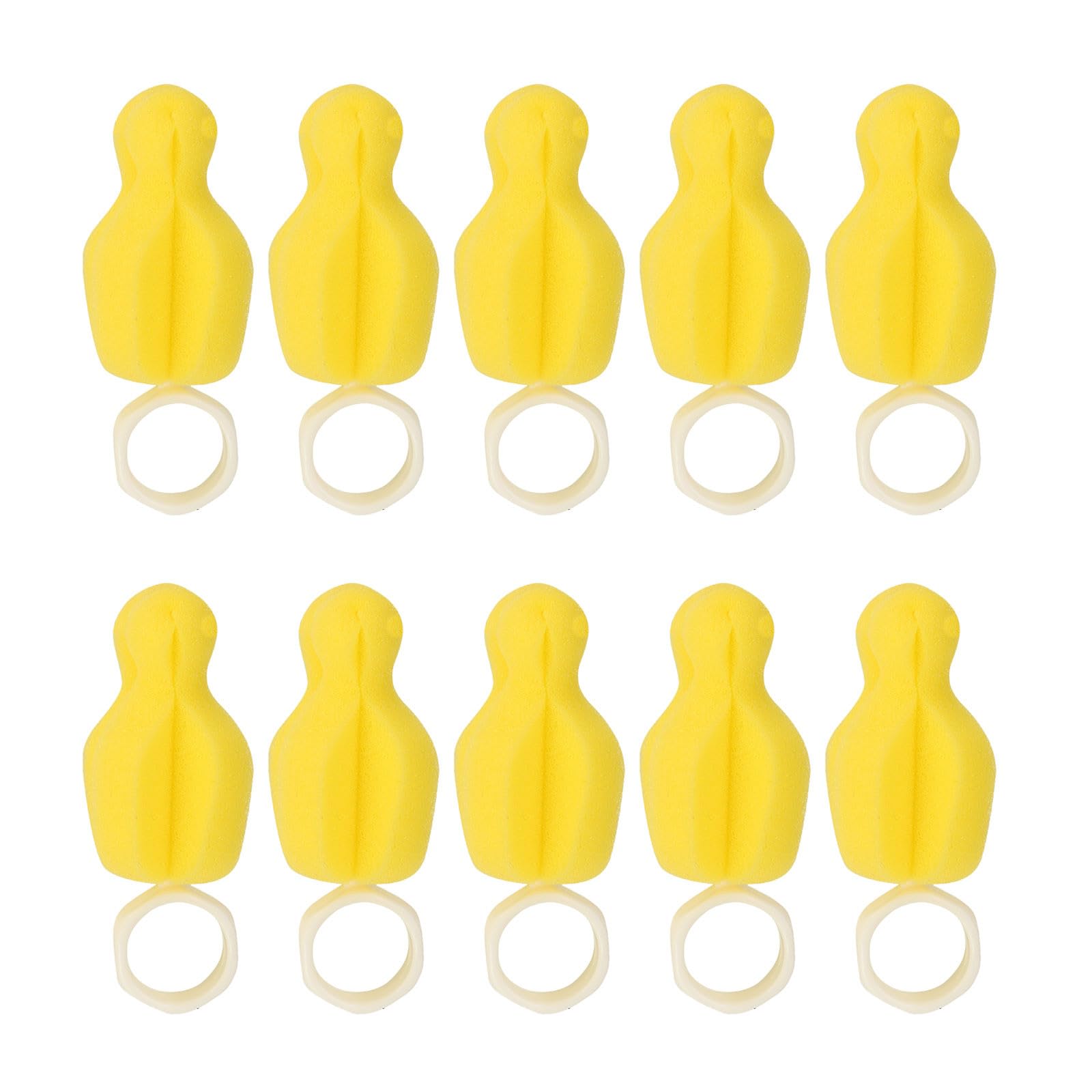 Scrubber Baby Bottle Sponge Brush 10pcs Baby Nipple Cleaner Milk Bottle Washing Tools Nipple Brush Cleaner Cleaning Tool Coffee Cup Girl Items Brushes Cleanin Electric (Yellow, 8cm)