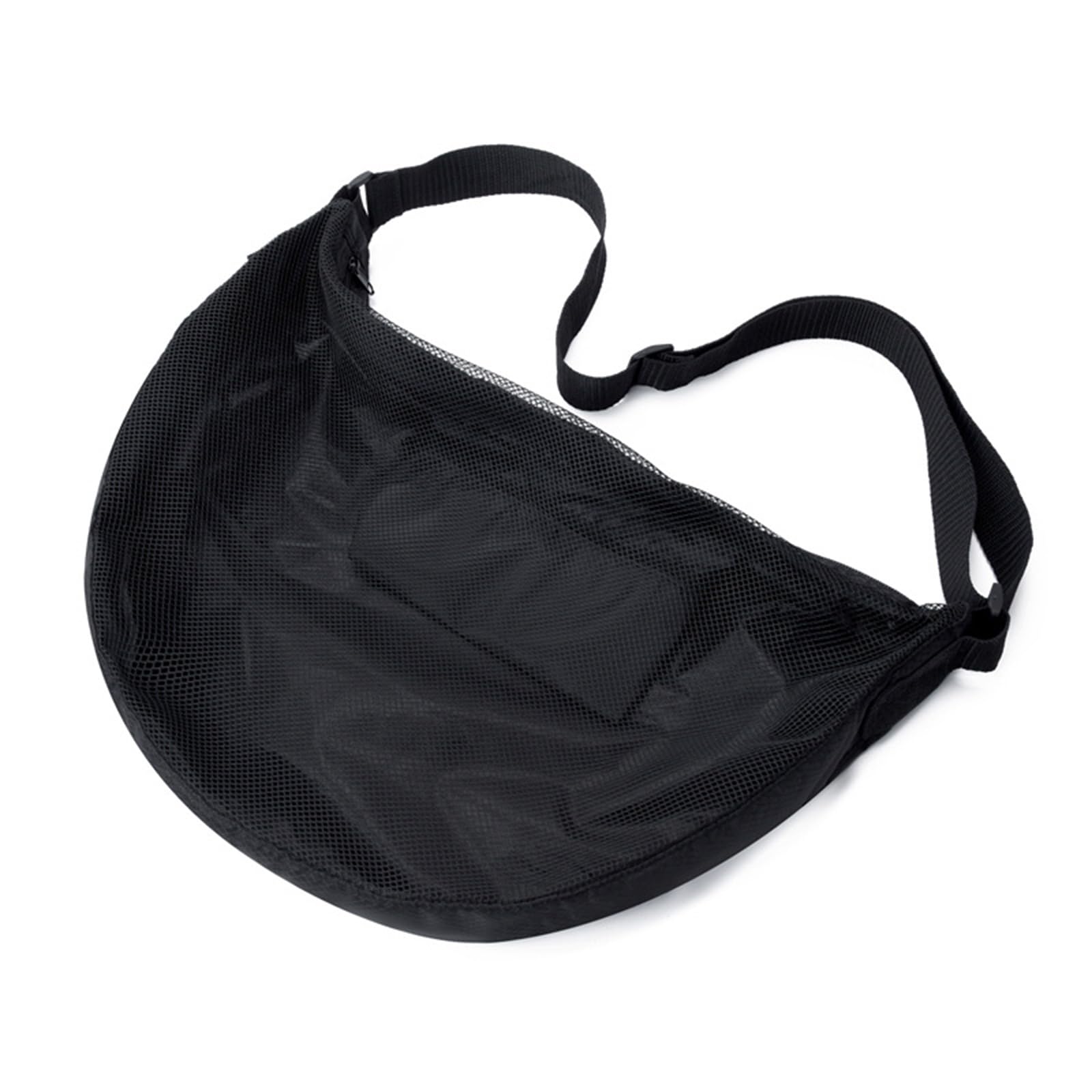 GKOXUQ Meshes Bag with Adjustable Shoulder Strap for Basketball Football Volleyball Tennis Light Weight Sports Equipment Bag