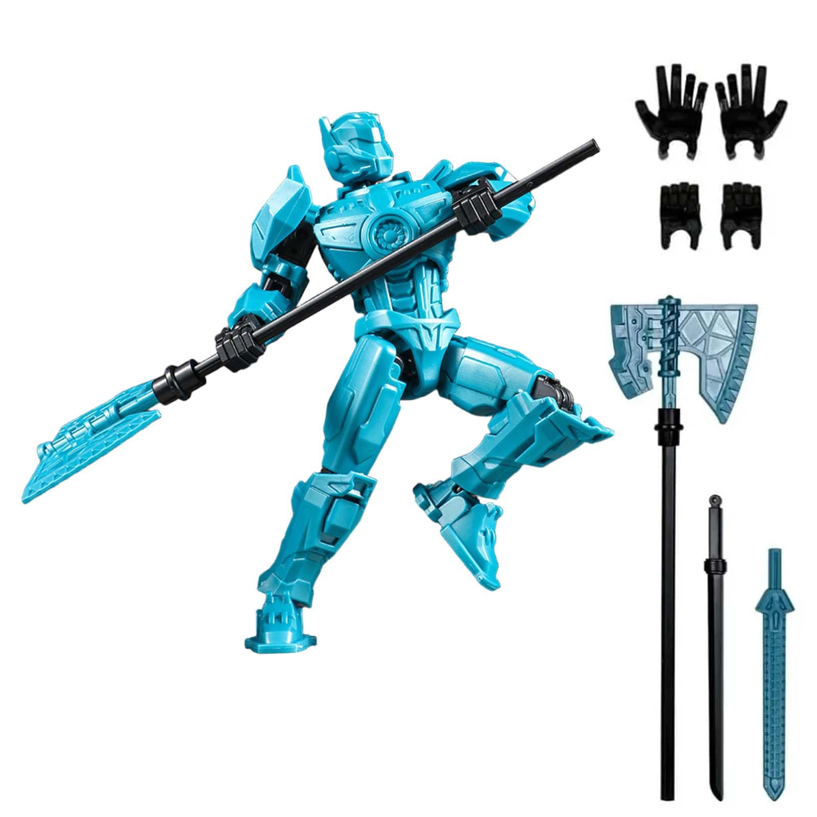 Robot Toy, Action Figure, Dummy 13 Action Figure Toys, Desktop Decoration for Robot Enthusiasts and Collectors, ABS Material-image-31