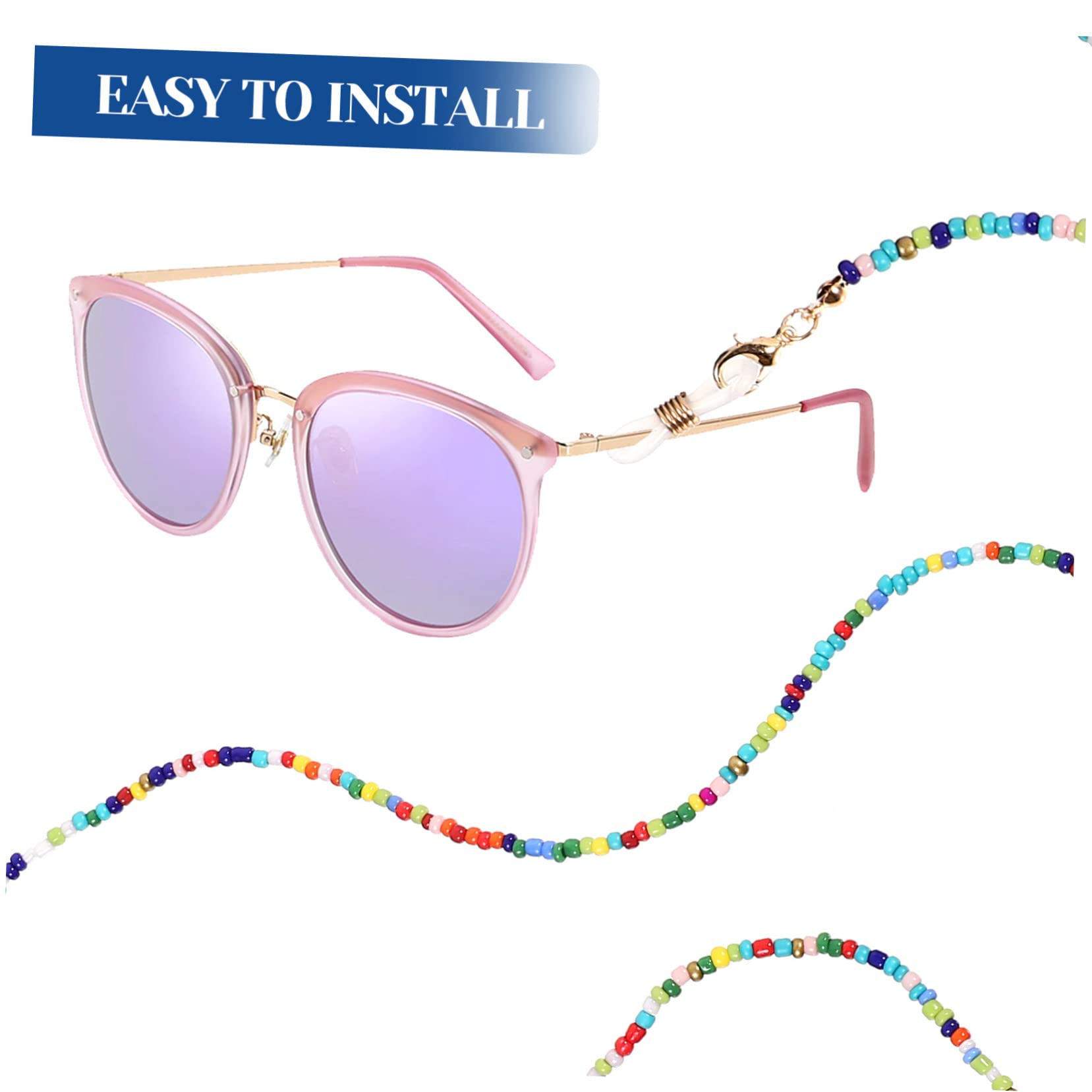 VALICLUD 5 Uds Cordón De Cadena Para Gafas De Sol Cadenas Para Gafas Para Elegante Soporte Para Gafas Alrededor Del Cuello Cadenas Para Gafas De Cordones Para Máscara Para