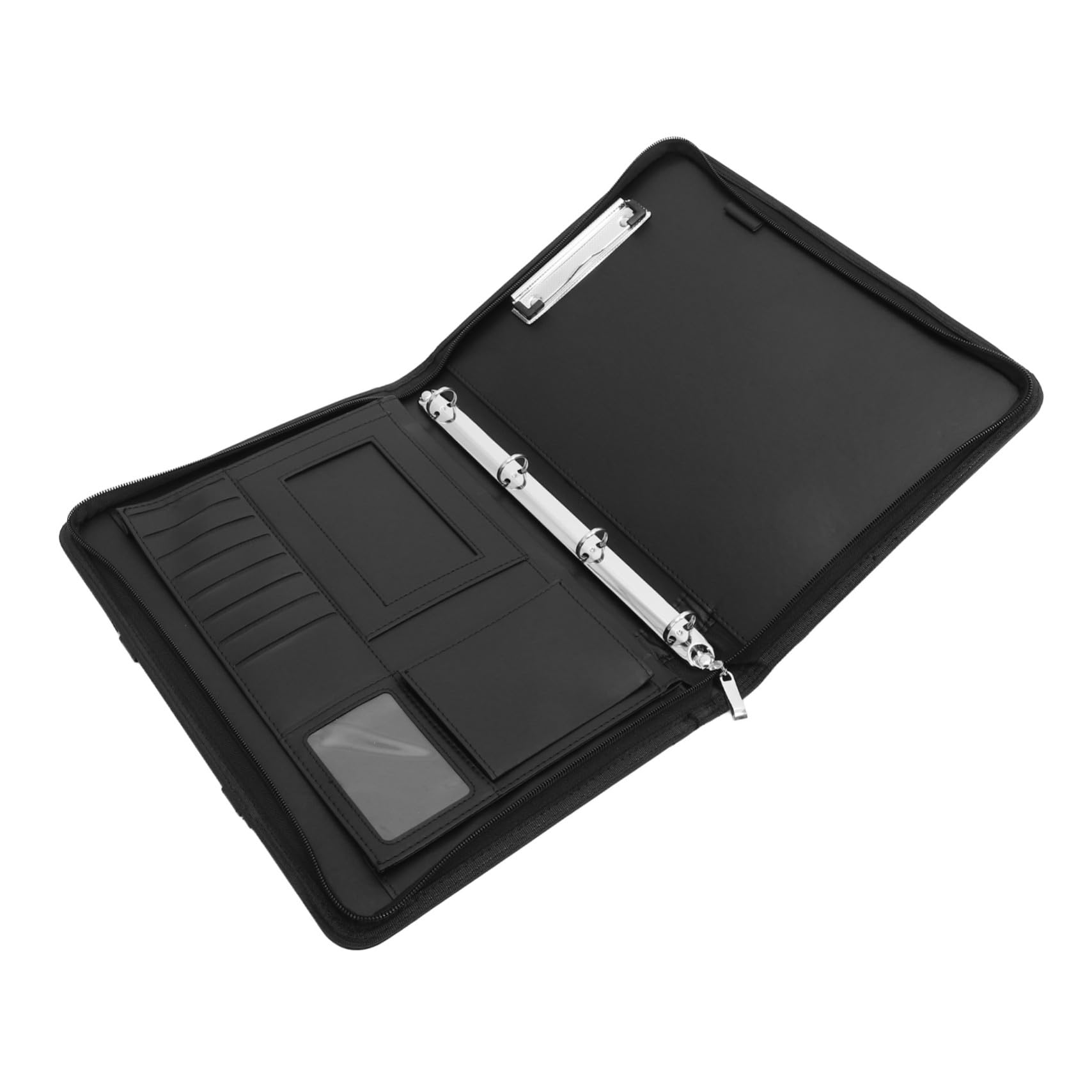 Bolsa para Documentos Organizador Práctico Ligera Cremallera Tipo Maletín, Material Pu y Metal en Formato A4 para Estudiantes y Profesores