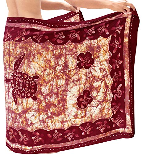 LA LEELA para Hombre Pareo Pareo Envoltura Encubrir Beachwear del Traje de...
