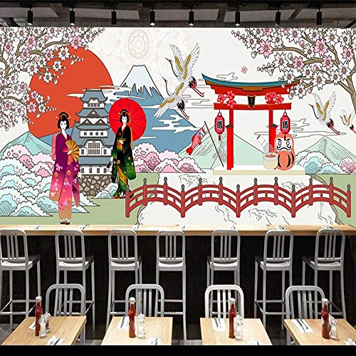 Carta da parati 3D Murale giapponese Carta da