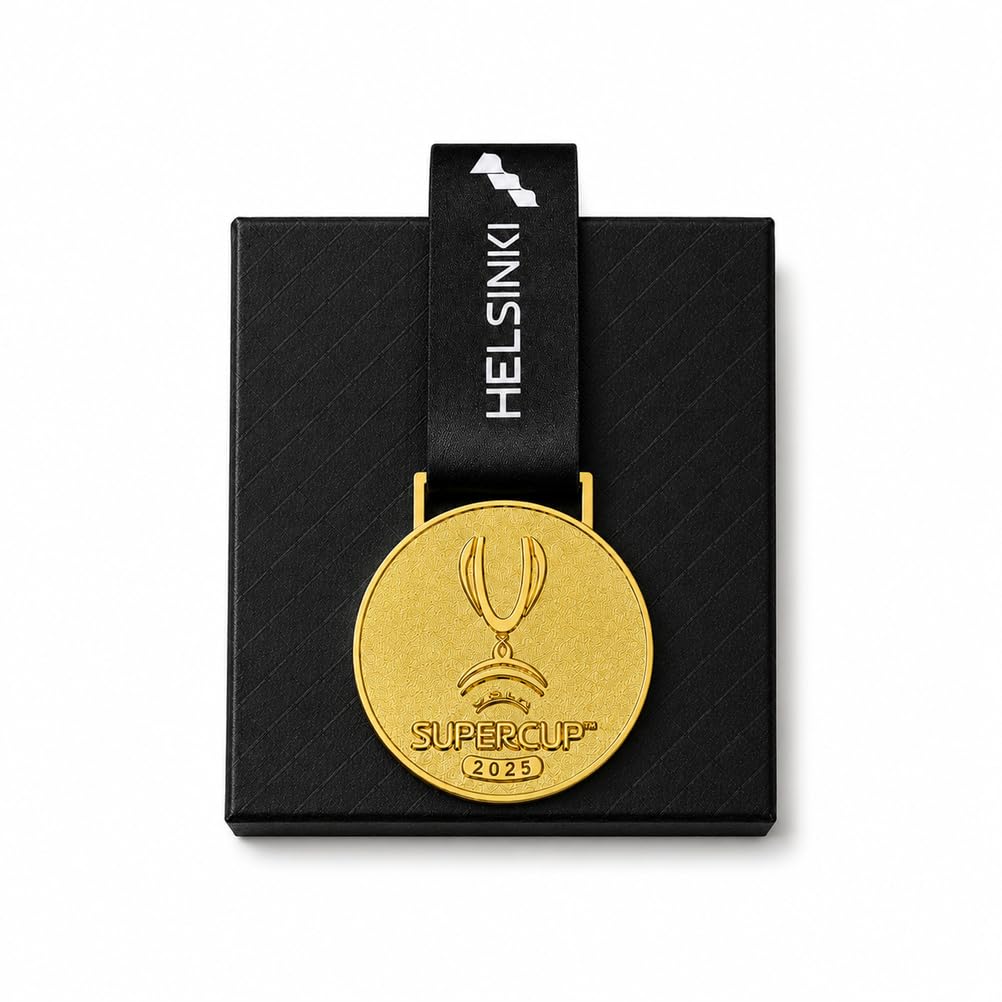 Haobunola 2025 European Super Cup Football Champion Medal Replica