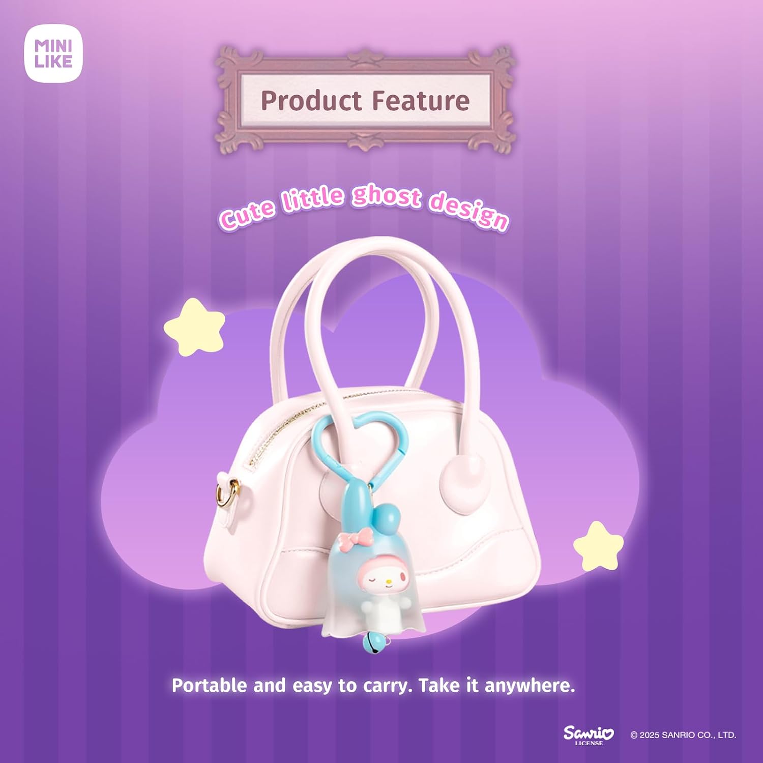 Sanrio Blind Box Pendant Hello Kitty Hangyodon Pochacco My Melody Sweet Piano Ghostly Appearance Halloween Decorations Live Toy for Keychain Bag Home Decor Birthday Gifts, Random One Figure image 4