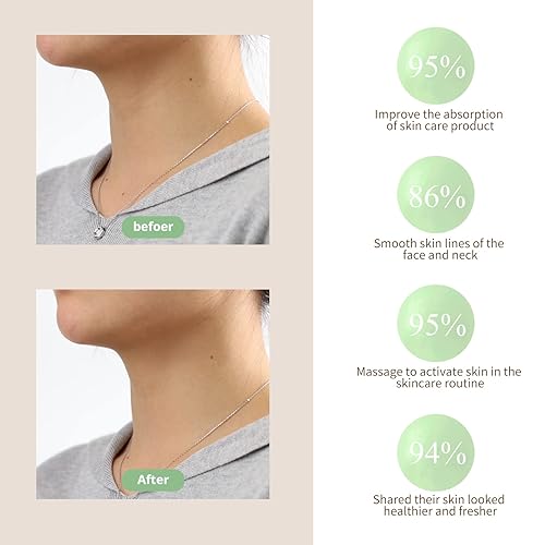 Miniatura 4 de MsW Masajeador facial para mujer masajeador facial portátil para el cuidado de la piel kit de masaje facial eléctrico con calor de 45  410F y 3