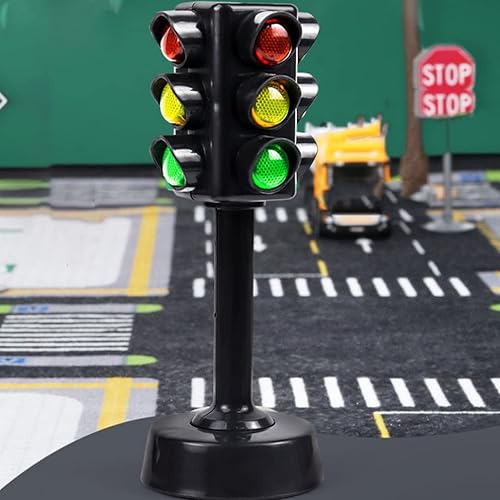 Miniatura 3 de NUOBESTY Juguete de semáforo, semáforos de juguete, modelo de lámparas de tráfico para niños, juego educativo temprano, paquete de 10