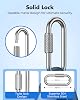 Funda para AirTag UNBREAKcable para Apple - 4 unidades [mosquetón profesional] [impermeable] [resistente a golpes] llavero de TPU para niños, mascotas, llaves, equipaje, mochilas 7